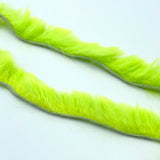 Hareline Silky Bunnybou Strips - Fl. Chartreuse