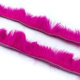 Hareline Silky Bunnybou Strips - Hot Pink