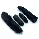 Hareline Snowshoe Rabbit Feet - Black