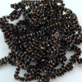 Hareline Speckled Chenille - Copper & Gold / Black