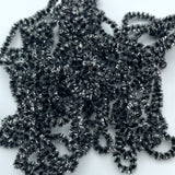 Hareline Speckled Chenille - Silver / Black