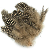 Hareline Strung Guinea Feathers - Tan