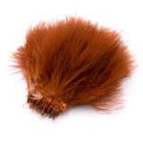 Strung Marabou Blood Quill Feathers - Burnt Orange