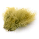 Strung Marabou Blood Quill Feathers - Damsel Green