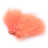 Strung Marabou Blood Quill Feathers - Shell Pink