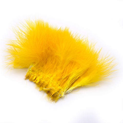 Marabou Strung Blood Quills Fly Tying Feathers - Bulk 1 Oz Pack, 120-160 Feathers, Hareline