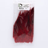 Hareline Wooly Bugger Saddle Hackle - Blood Red