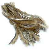 Hareline Zonker Cut Rabbit Hide Strips - Grizzly Natural Hare
