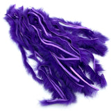 Hareline Zonker Cut Rabbit Hide Strips - Purple