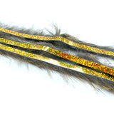 Magnum Bling Rabbit Strips - Hare's Ear / Holo Gold