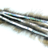 Magnum Bling Rabbit Strips - Hare's Ear / Holo Silver