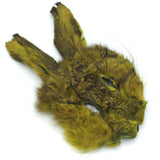 Hareline Dyed Grade #1 Hare's Mask - Light Olive