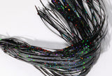 Holographic Saltwater Flashabou - Black