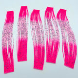 Hareline Hot Tipped Crazy Legs - Salmon Pink / Hot Pink Tip
