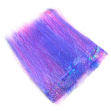 Ice Dub Minnow Back Shimmer Fringe - Hot Pink / Purple Back