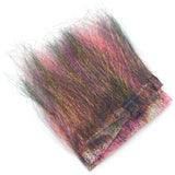 Ice Dub Minnow Back Shimmer Fringe - Pink / Bronze Back