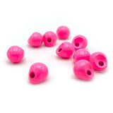 Hareline Insta Jig Tungsten Heads - Fluorescent Hot Salmon Pink