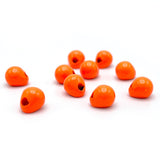 Hareline Insta Jig Tungsten Heads - Fluorescent Orange
