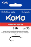 Kona BSN Standard Nymph Barbless Hook