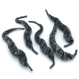 Mangum's Mini Dragon Tails - Variegated Black White