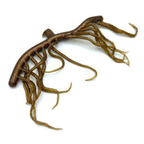 Hareline Mini Squiggle Worms - Brown Olive