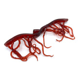 Hareline Mini Squiggle Worms - Sangria