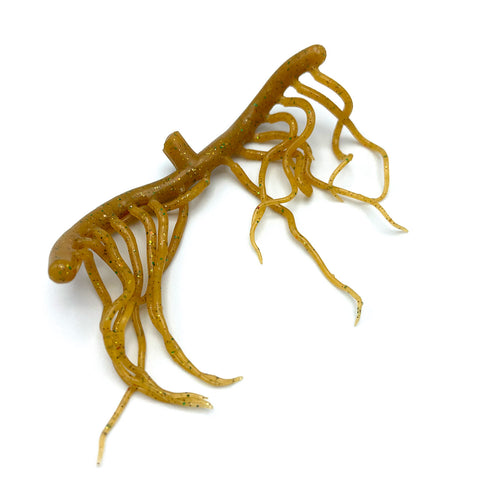 Hareline Mini Squiggle Worms Tan