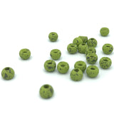 Hareline Mottled Tactical Tungsten Beads - Light Olive