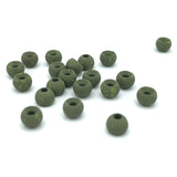 Hareline Mottled Tactical Tungsten Beads - Olive