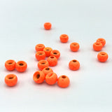 Hareline Mottled Tactical Tungsten Beads - Orange