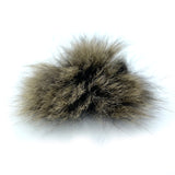 Ozzie Possum Fur Piece - Frosted Black