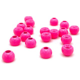 Plummeting Tungsten Beads - Fluorescent Hot Salmon Pink