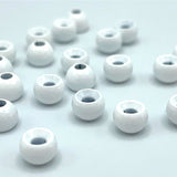 Plummeting Tungsten Beads - Fluorescent White