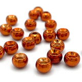Plummeting Tungsten Beads - Metallic Burnt Orange