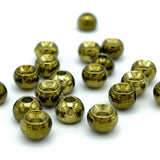Plummeting Tungsten Beads - Metallic Olive