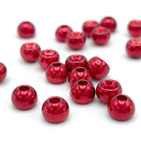 Plummeting Tungsten Beads - Metallic Red