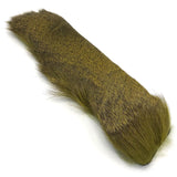 Hareline Premo Deer Hair Strips - Olive