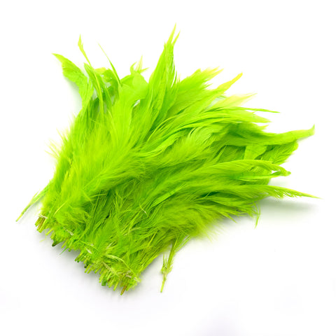 Lime Green Feathers