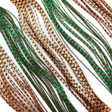 Senyo's Fusion Foil Legs - Barred Copper & Green Foil
