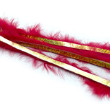 Magnum Bling Rabbit Strips - Sockeye Red / Holo Gold