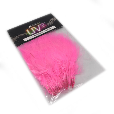 Spirit River Tiny Tip Marabou - Color Hot Pink Cerise