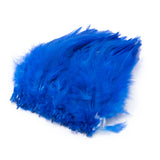 Strung Saddle Hackle Feathers - Royal Blue