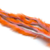 Two Tone Rabbit Flesh Strips - Salmon Pink Orange