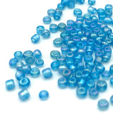 Tyers Glass Beads - Iridescent Blue