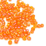 Tyers Glass Beads - Iridescent Caddis Orange