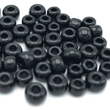 Tyers Glass Beads - Opalescent Black 