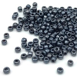 Tyers Glass Beads - Opalescent Dark Blue Dun 