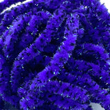 UV Mottled Galaxy Mop Chenille - Bright Purple