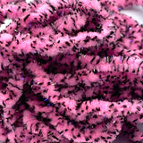 UV Mottled Galaxy Mop Chenille - Fluorescent Pink