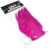 Spirit River UV2 Strung Saddle Hackle - Hot Pink